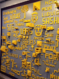 Lego wall! Louisiana Museum of Modern Art, Denmark. | See more about lego wall, legos and modern art.