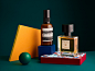 still life set design  kiehls Aesop Cosmetic perfume marbling ebru