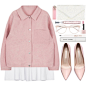A fashion look from February 2016 featuring light weight jacket, white mini skirt and pointy-toe pumps. Browse and shop related looks.