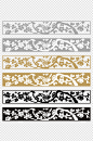 中国风中式复古窗花腊梅剪纸装饰免扣元素