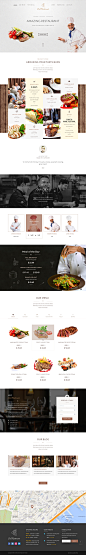 Culi Ristorante - One Page Restaurant PSD Template