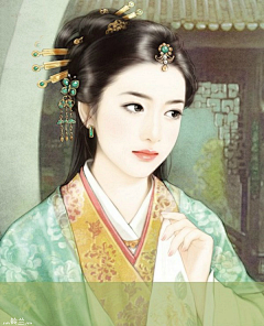 帝梓颜采集到手绘美女（古代）