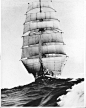 The Haunting Of Rebecca - Sail, Ship, Ocean, Old, Black & White