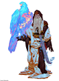 Eagle Hunter Warlock, Sarunas Macijauskas : Eagle and the blade are both summoned from other planes/realms and then bound to serve the Warlock.