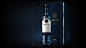 ONEGIN bottle : Visualisation of bottle and details for advertising materials