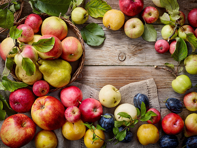 Various fresh fruits...