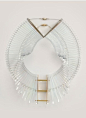 Sarah Angold - Kingla acrylic necklace | White Necklace Fashion Jewellery | Womenswear | Lane Crawford