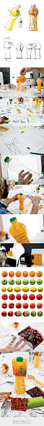 Siya Juice Packaging Development by Backbone Branding - http://www.packagingoftheworld.com/2016/04/siya.html: 