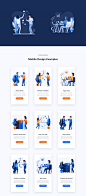 Illustrations : Work & Office illustrations that help communicating various working environment tasks and office life. Carefully crafted clean & aesthetic designs with extra attention paid to the smallest details. 15 Unique Illustration variations