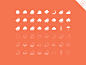 Simple Weather Icons by GraphBerry in 2014年9月的免费扁平化图标套装合集下载