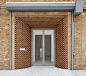 SO-IL adds decorative brick entrance to Tina Kim Gallery gallery in Manhattan.: