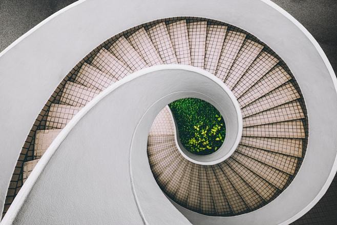 Spiral, stairs, step...