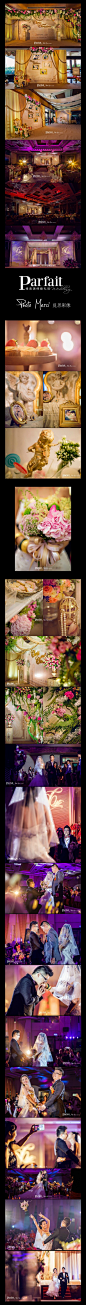 #Parfait Wedding# 2014.09.03【鎏】主题婚礼。你流连于我的世界，带给我一片金色的寂静，在发生与未发生之间，时间凝结，如此迷蒙、美丽，不可捉摸，恍如一首诗的诞生...执行团队：@缘美演绎婚礼馆 摄影：@Merci攝影-汇长