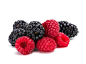 【树莓和黑莓 如何选择】
选择覆盆子，要选饱满的，呈明亮的红色的树莓和呈明亮的深紫色的黑莓 。不要选变糊的覆盆子，那是要腐烂了的征兆。 如何存放：浆果可以放在密封的容器内在冰箱里保存长达一个星期。食用前轻轻地清洗即可。