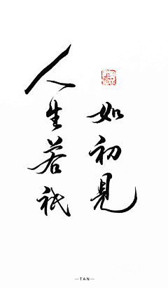 小院散人采集到毛笔字