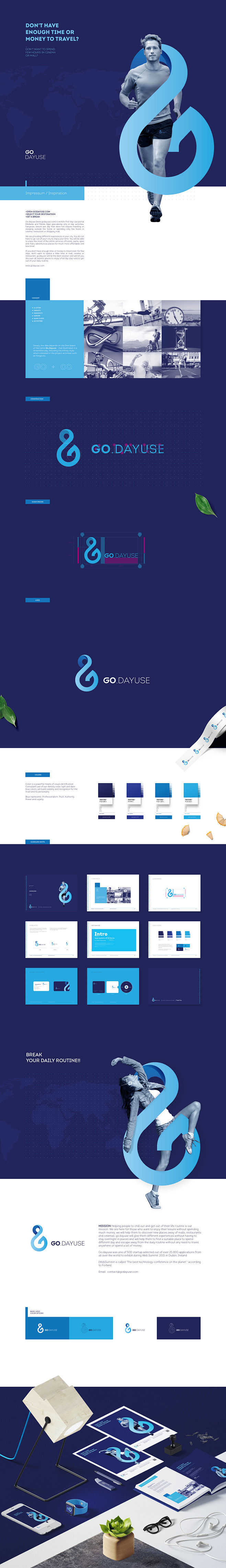 Go.DayUse Logo on Be...