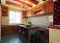 美式风格90平米小户型厨房装修设计效果图片#厨房餐厅#