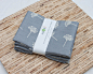 Eco-Friendly Large ORGANIC Cloth Napkins - Set of 4 - (N1712) #手工# #家居# #布艺# #原创# #餐巾#