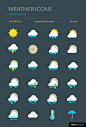 图标 符号 weather 天气图标简约扁平图标icon