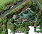 中国古典园林设计-私家别墅庭院景观设计