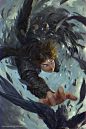 catch the crow, Robin Ruan : game of thrones Fan work.