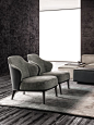 Smink Incorporated | Products | Armchairs | Minotti | Leslie: 