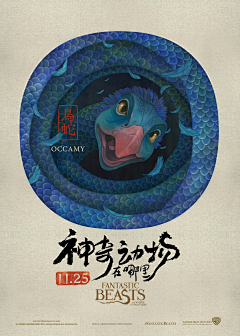 00后的菜鸟设计师采集到插画类电影（海报）