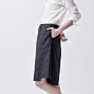 限量定制原创时尚设计秋装新品女装 西装造型宽短裤 黑色半身裤裙 iohll 新款 2013