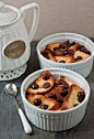 Soft Pretzel Bread Pudding with Chocolate