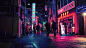 General 3840x2160 night Japan city street neon