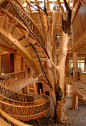 Tree House Staircase, Ostego Lake, New York 
photo  via lucille