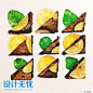 日式手绘美食料理插画JPG图片素材奶茶甜品小吃拉面菜单设计冰淇淋水彩