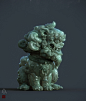 SuanNi, Zhelong Xu : SuanNi is a mysterious Chinese legendary beast.Work for Substance stream in China on March 25th .Just for fun,testing a Jade material and sss render in Iray.