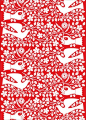 Alexander Girard - Dove and Hand (wrapping paper) #背景图##壁纸#