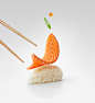 "Home sushi" : Advertising for the "Home sushi" food delivery