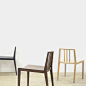 设计师现代中式家具实木靠背椅凳子水曲柳工作餐椅