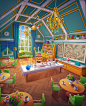 Tea room 3D