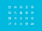 Affirm Iconography (Second Pass) : Using the original icons made by John Francis as a starting point, I've been redrawing the @Affirm icon set to follow a strict 24x24 grid. They will be used on iOS, Android and the web.

Full set c...