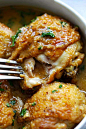 Honey Mustard Chicken - tender, juicy and fall-off-the-bone chicken in rich honey mustard sauce. The easiest and most delicious chicken dinner ever | rasamalaysia.com