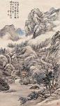 陆恢——山水画欣赏  |  
陆恢(1851-1920)，清末民初著名画家。原名友恢，一名友奎，字廉夫，号狷叟，一字狷盫，自号破佛盫主人，原籍江苏吴江，居吴县(今江苏苏州)。画山水、人物、花鸟、果品，无一不能，书工汉隶，旁参魏晋六朝，遒劲而具有金石气。