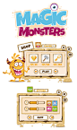 Magic Monsters : Sample for a game design project test