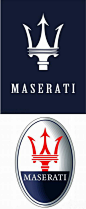 【玛莎拉蒂】 车标历史：车标是在一个椭圆中放置的三叉戟标志，是其所在地意大利博洛尼亚市的市徽，相传是希腊神话中海神纳普丘（Neptune）手中的武器,它显示出海神巨大无比的威力。该商标表示 “玛莎拉蒂”牌汽车就像浩渺无垠的大海咆哮澎湃,隐喻了玛莎拉蒂...isSync=1