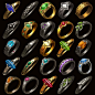 New set of icons. This time stones.