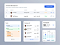 Employee Management App Components by Vishnu Prasad on Dribbble