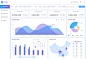 数据展示后台首页设计