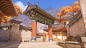 Overwatch - Busan - Temple, Simon Fuchs : This is some environment work I did on the Busan map for Blizzard Entertainment's Overwatch. I was responsible for taking this area from the block out stage to the final product together with Helder Pinto. In thes