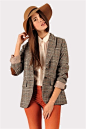 Alfie Plaid Blazer