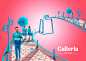 Galleria Tbilisi - Come on in : The visuals was created for the new shopping mall “Galleria Tbilisi”. “Galleria Tbilisi” is located in the center of the city, which is the key competitive advantage. People don’t need a car to get there. While being on the