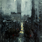 我们已经介绍过 Jeremy Mann 和他壮观的都市印象油画（O尖峰视界），这是他的一组新作。