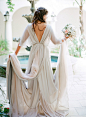 Subdued Glamour at California Wedding : Miyo and Braden’s gorgeous California wedding is the perfect example of subdued glamour in a rustic chic setting. The outdoor ceremony overlooking the water has an ethereal and peaceful vibe while there’s more energ